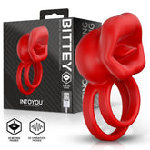 Bittey Anillo Vibrador con Biting Mordisqueo
