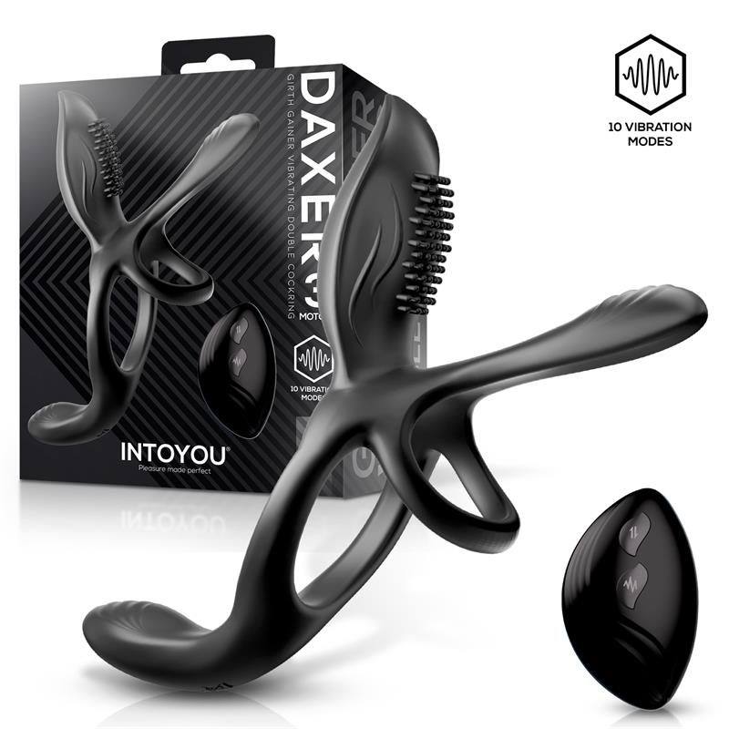 Daxer Doble Anillo para el Pene con Estimulador de Clitoris