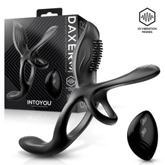 Daxer Doble Anillo para el Pene con Estimulador de Clitoris