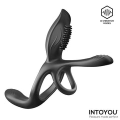 Daxer Doble Anillo para el Pene con Estimulador de Clitoris