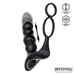 Womp Masajeador Prostatico con Vibracion Thrusting y Control Remoto