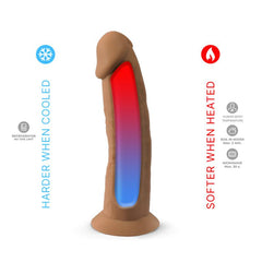 Dildo Dual Density Mod 2 75 Caramel