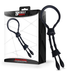 Lasso Anillo para el Pene Silicona Ajustable