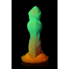 Aqua Cock Dildo Brilla en la Oscuridad Silicona