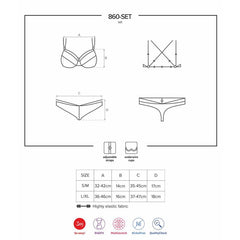 860 SET 2 Set 2 Piezas Blanco
