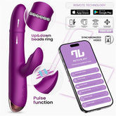 Sendel Vibrador con Anillo de Bolas Internas Up and Down y Pulsacion con App