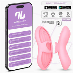 Laia Estimulador de Dedo con Calor y Funda con APP Rosa