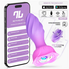 Moxy Plug Anal con Rotacion 360º con App