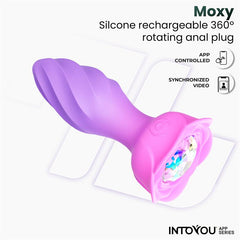 Moxy Plug Anal con Rotacion 360º con App