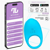 Ringo Anillo Vibrador con APP Unibody Azul