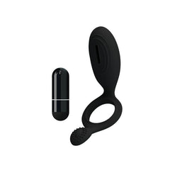 Pretty Love Anillo Vibrador Ethel Color Negro