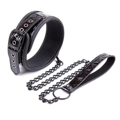 Collar con Correa Sapphire Cuero Vegano
