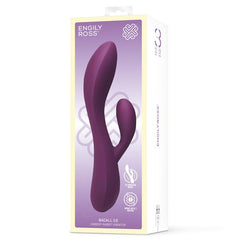 Bacall 30 Vibrador Silicona Liquida Inyectada Doble Motor USB Purpura