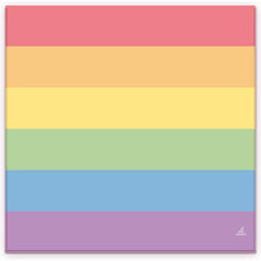 Set 20 Servilletas con Colores Bandera LGBT