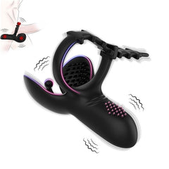 Anillo Vibrador para Pene y Testiculos Ajustable