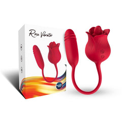 Rosa Vibradora con Licking y Thrusting USB