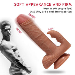 Austin Dildo con 10 Modos de Vibracion y Estimulador de Clitoris