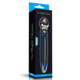 Dildo de Cristal que Brilla en la Oscuridad Twilight Gleam Prism Glass
