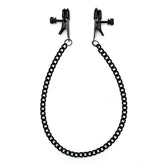 Pinzas para Pezones con Cadena Color Negro