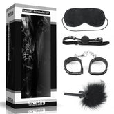 Kit Bondage Deluxe 4 Unidades Negro