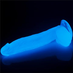 Dildo Lumino 10 Luz Azul