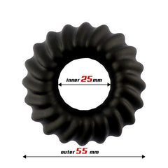 Anillo para el Pene Sawtooth Silicona Liquida 25 mm