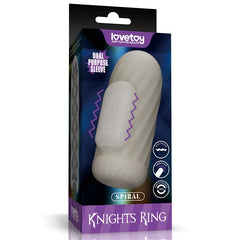 Knights Ring Funda para el Pene y Estimulador Spiral