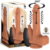 Quintus Dildo con Vibracion Thrusting y Waving 360º 9 23 cm