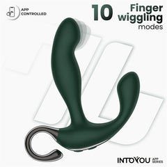 Greeny Masajeador Prostatico con Finger Wiggling y App