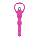 Cadena Anal con Vibracion Rosa