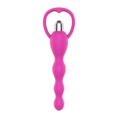 Cadena Anal con Vibracion Rosa