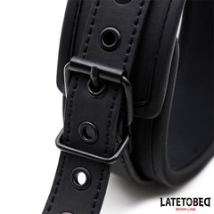 Set Collar y Correa Neopreno Negro