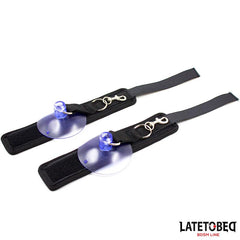 Esposas Munecas Velcro con Ventosa Ajustable