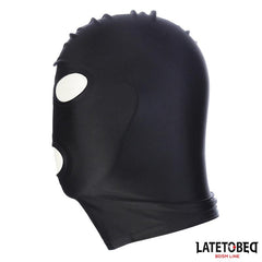 Mascara con Apertura Ojos y Boca Negra