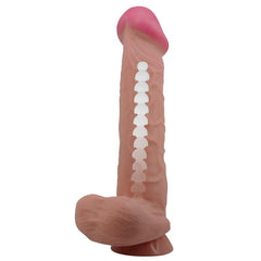 Dildo Realista Piel Deslizante Retractil 26 cm
