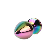 Rainbow Gem Plug Anal Multicolor con Joya Talla M