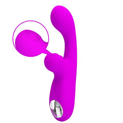 Skylar Conejito Vibrador y Thumping Fucsia