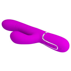 Mariana Vibrador 4en1 Silicona Fucsia