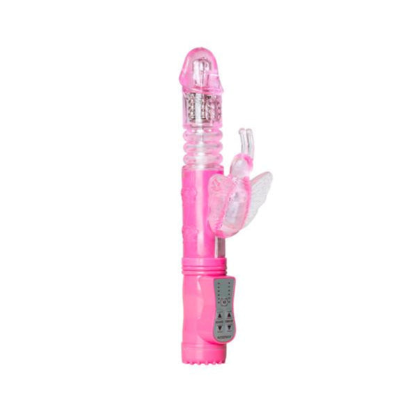 Vibrador de Conejito Mariposa Rosa