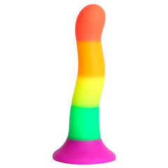 Dildo Color Arcoiris LGBT 18 cm