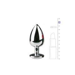 Plug de Aluminio No 6 Plata Transparente