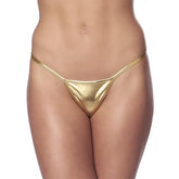 Micro Tanga Dorado Talla Unica
