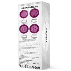 Heady Estimulador con 4 Cabezales Purpura