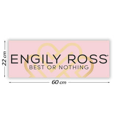 Cartel Promocional Engily Ross 60 cm x 22 cm