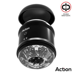 Thor Masturbador con Vibracion Doble Orificio