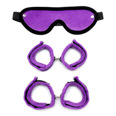 Set de Esposas para Manos y Pies Purpura