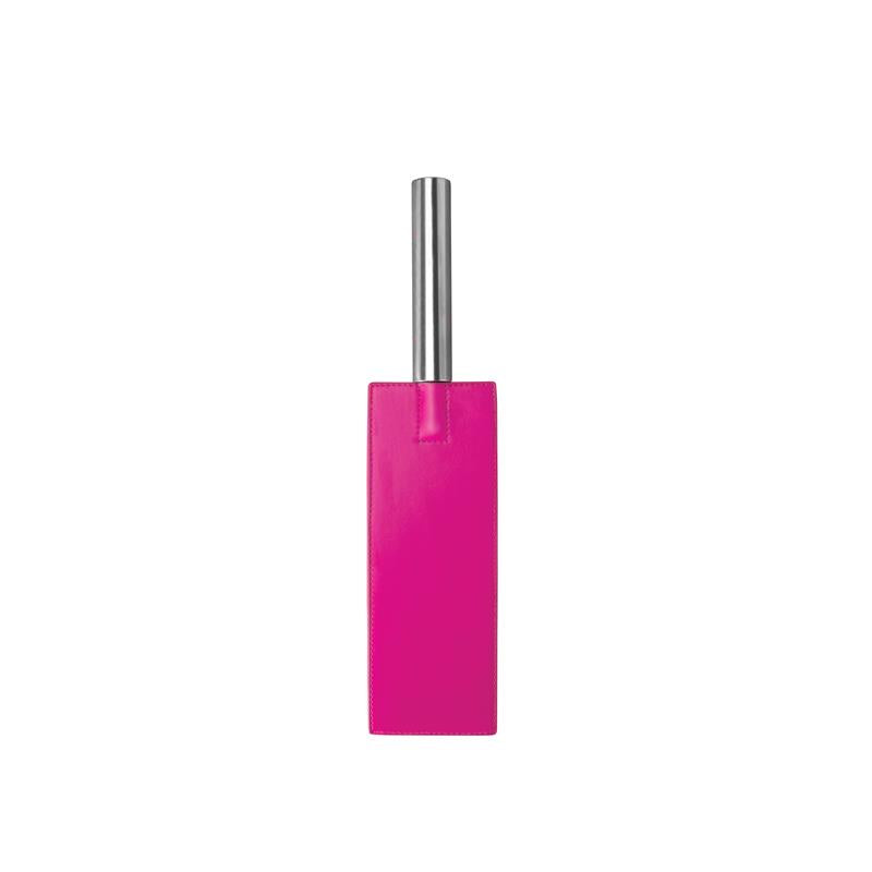 Shots Ouch Whips and Paddles Leather Pala Rosa