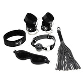 Set de Bondage 6 Piezas Negro