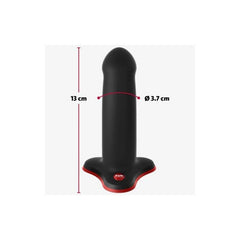 Amor Dildo Black Red