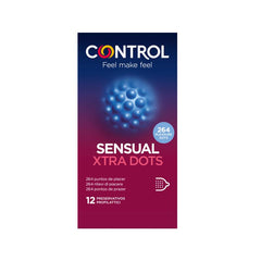 Sensual Xtra Dots Punteados 12 uds
